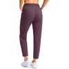 G Gradual Petite Pants for Women 7/8 Ankle Golf Pants with 3 Pockets | Petite Fit, Hidden Inner Pocket , Ultral Soft, Stretchy, Breathable, Travel, Teacher Outfits, Dress Up or Down(Wine)