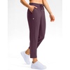 G Gradual Petite Pants for Women 7/8 Ankle Golf Pants with 3 Pockets | Petite Fit, Hidden Inner Pocket , Ultral Soft, Stretchy, Breathable, Travel, Teacher Outfits, Dress Up or Down(Wine)