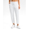G Gradual Petite Pants for Women 7/8 Ankle Golf Pants with 3 Pockets | Petite Fit, Hidden Inner Pocket , Ultral Soft, Stretchy, Breathable, Travel, Teacher Outfits, Dress Up or Down(White)