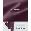G Gradual Petite Pants for Women 7/8 Ankle Golf Pants with 3 Pockets | Petite Fit, Hidden Inner Pocket , Ultral Soft, Stretchy, Breathable, Travel, Teacher Outfits, Dress Up or Down(Wine)