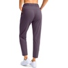 G Gradual Petite Pants for Women 7/8 Ankle Golf Pants with 3 Pockets | Petite Fit, Hidden Inner Pocket , Ultral Soft, Stretchy, Breathable, Travel, Teacher Outfits, Dress Up or Down(Dark Purple)