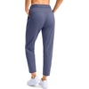 G Gradual Petite Pants for Women 7/8 Ankle Golf Pants with 3 Pockets | Petite Fit, Hidden Inner Pocket , Ultral Soft, Stretchy, Breathable, Travel, Teacher Outfits, Dress Up or Down(Reef Blue)