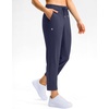 G Gradual Petite Pants for Women 7/8 Ankle Golf Pants with 3 Pockets | Petite Fit, Hidden Inner Pocket , Ultral Soft, Stretchy, Breathable, Travel, Teacher Outfits, Dress Up or Down(Dark Navy)