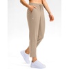 G Gradual Petite Pants for Women 7/8 Ankle Golf Pants with 3 Pockets | Petite Fit, Hidden Inner Pocket , Ultral Soft, Stretchy, Breathable, Travel, Teacher Outfits, Dress Up or Down(Dusty Khaki)