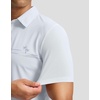 Men’s Golf Polo Shirts Dry Fit Moisture Wicking Performance Short Sleeve | Regular Fit, 3 Button, Collared Shirts, Sun Protection, Lightweight Breathable Pique Fabric, Athletic Work Smart Casual Polo(B-white Coco Tree)