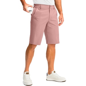 G Gradual Men’s Golf Shorts with 4 Pockets 11 Inch Inseam Casual Shorts | Hidden Zip Pocket, Stretch, Quick Dry, Breathable, UPF50+, Work, Hiking, Dress Shorts for Men(Dusty Pink)