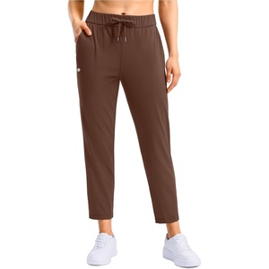 G Gradual Petite Pants for Women 7/8 Ankle Golf Pants with 3 Pockets | Petite Fit, Hidden Inner Pocket , Ultral Soft, Stretchy, Breathable, Travel, Teacher Outfits, Dress Up or Down(Brown)