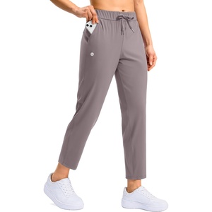 G Gradual Petite Pants for Women 7/8 Ankle Golf Pants with 3 Pockets | Petite Fit, Hidden Inner Pocket , Ultral Soft, Stretchy, Breathable, Travel, Teacher Outfits, Dress Up or Down(Dusty Grey)