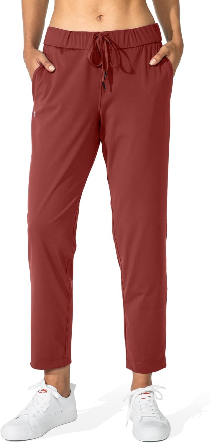image:imageG Gradual Womens Pants with Deep Pockets 78 Stretch Ankle Sweatpants Golf Athletic Travel Lounge Business Casual Butter Soft 4way Stretch Wash and Dry Well Flattering LightweightSavannah