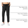 G Gradual Women’s Pants with Deep Pockets 7/8 Stretch Ankle Sweatpants | Golf, Athletic, Travel, Lounge, Business Casual, Butter Soft, 4-way Stretch, Wash and Dry Well, Flattering, Lightweight(Black)