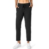 G Gradual Women’s Pants with Deep Pockets 7/8 Stretch Ankle Sweatpants | Golf, Athletic, Travel, Lounge, Business Casual, Butter Soft, 4-way Stretch, Wash and Dry Well, Flattering, Lightweight(Black)