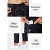 G Gradual Women’s Pants with Deep Pockets 7/8 Stretch Ankle Sweatpants | Golf, Athletic, Travel, Lounge, Business Casual, Butter Soft, 4-way Stretch, Wash and Dry Well, Flattering, Lightweight(Black Camo)
