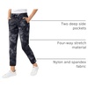 G Gradual Women’s Pants with Deep Pockets 7/8 Stretch Ankle Sweatpants | Golf, Athletic, Travel, Lounge, Business Casual, Butter Soft, 4-way Stretch, Wash and Dry Well, Flattering, Lightweight(Black Tie Dye)