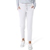 G Gradual Women’s Pants with Deep Pockets 7/8 Stretch Ankle Sweatpants | Golf, Athletic, Travel, Lounge, Business Casual, Butter Soft, 4-way Stretch, Wash and Dry Well, Flattering, Lightweight(White)