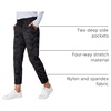 G Gradual Women’s Pants with Deep Pockets 7/8 Stretch Ankle Sweatpants | Golf, Athletic, Travel, Lounge, Business Casual, Butter Soft, 4-way Stretch, Wash and Dry Well, Flattering, Lightweight(Black Camo)