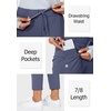 G Gradual Women’s Pants with Deep Pockets 7/8 Stretch Ankle Sweatpants | Golf, Athletic, Travel, Lounge, Business Casual, Butter Soft, 4-way Stretch, Wash and Dry Well, Flattering, Lightweight(Dusty Blue)