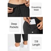 G Gradual Women’s Pants with Deep Pockets 7/8 Stretch Ankle Sweatpants | Golf, Athletic, Travel, Lounge, Business Casual, Butter Soft, 4-way Stretch, Wash and Dry Well, Flattering, Lightweight(Black)