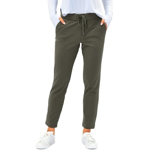 G Gradual Women’s Pants with Deep Pockets 7/8 Stretch Ankle Sweatpants | Golf, Athletic, Travel, Lounge, Business Casual, Butter Soft, 4-way Stretch, Wash and Dry Well, Flattering, Lightweight(Olive Green)