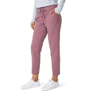 G Gradual Women’s Pants with Deep Pockets 7/8 Stretch Ankle Sweatpants | Golf, Athletic, Travel, Lounge, Business Casual, Butter Soft, 4-way Stretch, Wash and Dry Well, Flattering, Lightweight(Pink)