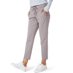G Gradual Women’s Pants with Deep Pockets 7/8 Stretch Ankle Sweatpants | Golf, Athletic, Travel, Lounge, Business Casual, Butter Soft, 4-way Stretch, Wash and Dry Well, Flattering, Lightweight(Dusty Grey)