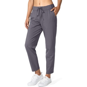 G Gradual Women’s Pants with Deep Pockets 7/8 Stretch Ankle Sweatpants | Golf, Athletic, Travel, Lounge, Business Casual, Butter Soft, 4-way Stretch, Wash and Dry Well, Flattering, Lightweight(Grey)