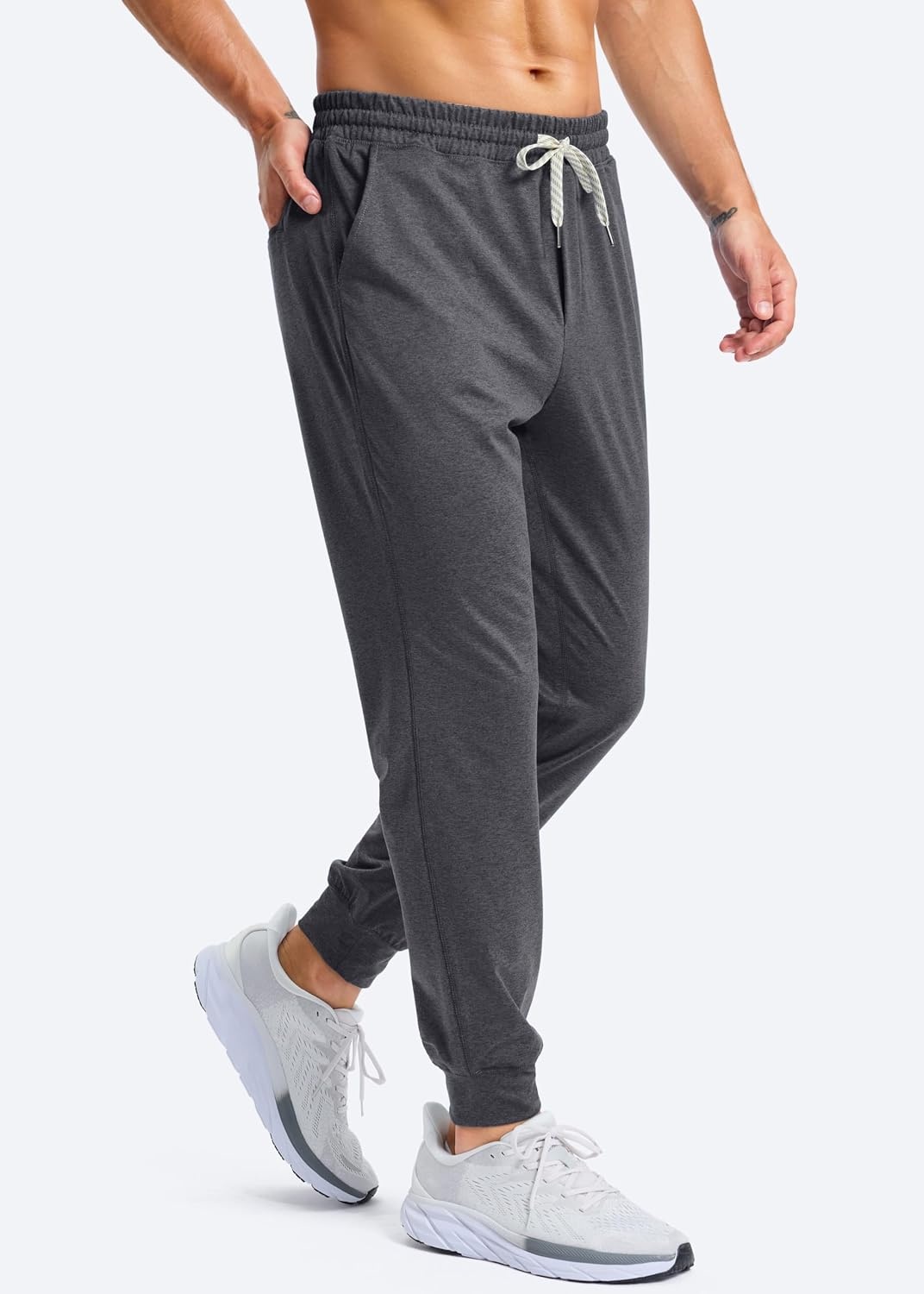 image:imageG Gradual Mens Joggers with 4 Pockets Athletic Workout Sweatpants for MenDark Grey Heather