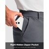 G Gradual Men’s Golf Shorts with 4 Pockets 11 Inch Inseam Casual Shorts(Dark Grey)
