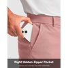 G Gradual Men’s Golf Shorts with 4 Pockets 11 Inch Inseam Casual Shorts(Dusty Pink)