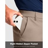 G Gradual Men’s Golf Shorts with 4 Pockets 11 Inch Inseam Casual Shorts(Mineral Brown)