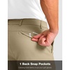 G Gradual Men’s Golf Shorts with 4 Pockets 11 Inch Inseam Casual Shorts(Mountain Olive)