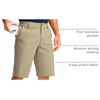 G Gradual Men’s Golf Shorts with 4 Pockets 11 Inch Inseam Casual Shorts(Mountain Olive)