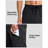 G Gradual Men’s Joggers with 4 Pockets Athletic Workout Sweatpants for Men(Black)