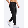 G Gradual Men’s Joggers with 4 Pockets Athletic Workout Sweatpants for Men(Black)