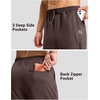 G Gradual Men’s Joggers with 4 Pockets Athletic Workout Sweatpants for Men(Brown Heather)