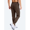 G Gradual Men’s Joggers with 4 Pockets Athletic Workout Sweatpants for Men(Brown Heather)