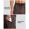 G Gradual Men’s Joggers with 4 Pockets Athletic Workout Sweatpants for Men(Brown Heather)