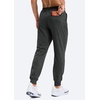 G Gradual Men’s Joggers with 4 Pockets Athletic Workout Sweatpants for Men(Charcoal Heather)