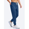 G Gradual Men’s Joggers with 4 Pockets Athletic Workout Sweatpants for Men(Dark Blue Heather)