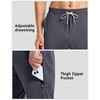 G Gradual Men’s Joggers with 4 Pockets Athletic Workout Sweatpants for Men(Dark Grey Heather)