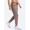 G Gradual Men’s Joggers with 4 Pockets Athletic Workout Sweatpants for Men(Dark Pink Heather)