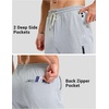 G Gradual Men’s Joggers with 4 Pockets Athletic Workout Sweatpants for Men(Mineral Grey Heather)