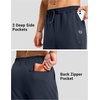 G Gradual Men’s Joggers with 4 Pockets Athletic Workout Sweatpants for Men(Navy)