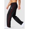 G Gradual Mens Sweatpants Lightweight Mesh Athlertic Workout Pants with Zipper Pockets (Black Red, 3XL)