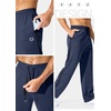 G Gradual Mens Sweatpants Lightweight Mesh Athlertic Workout Pants with Zipper Pockets (Blue, M)