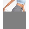 G Gradual Women’s 5″ Athletic Running Shorts with Zip Pockets Stretchy Quick Dry High Waisted for Workout Gym Hiking(Light Grey)