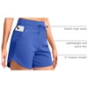 G Gradual Women’s 5″ Athletic Running Shorts with Zip Pockets Stretchy Quick Dry High Waisted for Workout Gym Hiking(Royal Blue)