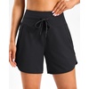 G Gradual Women’s 5″/7″ Athletic Gym Running Shorts with Zipper Pockets(Black)