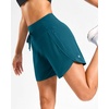 G Gradual Women’s 5″/7″ Athletic Gym Running Shorts with Zipper Pockets(Borealis Green)