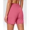 G Gradual Women’s Athletic Shorts 6″ High Waisted Casual Shorts for Women(Berry Rose)