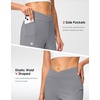 G Gradual Women’s Athletic Shorts 6″ High Waisted Casual Shorts for Women(Twilight Grey)